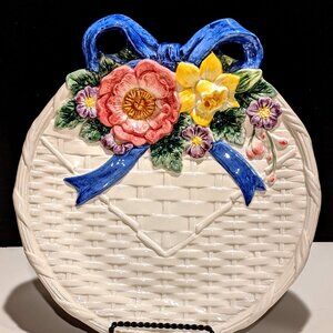 Fitz and Floyd Spring Flowers Decorative Plate - 1995